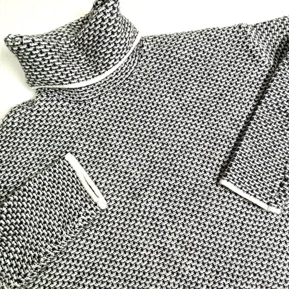 Christian Siriano New York Turtleneck Sweater Gingham Women’s Small EXCELLENT‎ - Picture 1 of 9